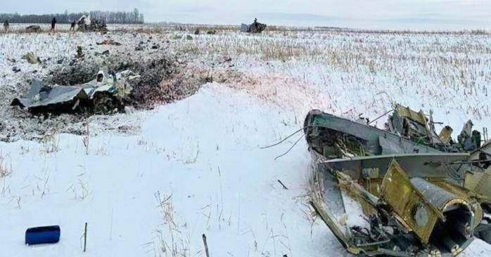 У росії розбився військово-транспортний літак Іл-76, фото: РосЗМІ