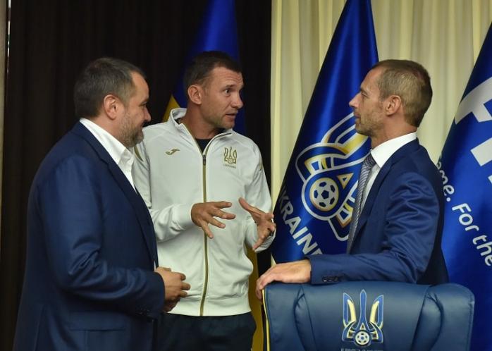 Шевченко запросив президента УЄФА до України 