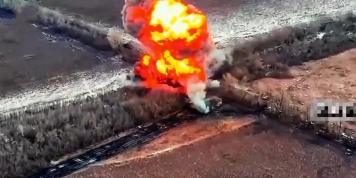 Знищення російської артилерії, скріншот відео