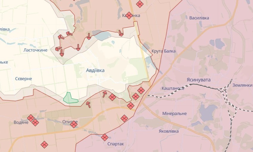 Рашисти захопили позицію «Зеніт», карта: DeepState