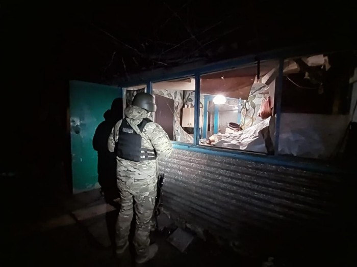 Наслідки російських обстрілів, фото: Донецька ОВА