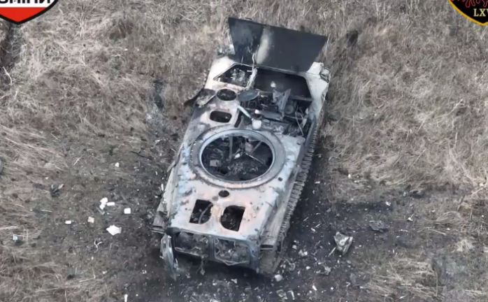 65 бригада уничтожила FPV-дронами российские БМП во время неудачного штурма в Запорожье 
