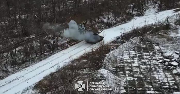 Пограничники подбили российские танки Т-90. Фото: