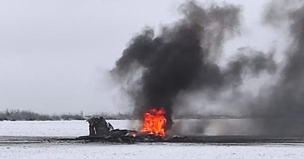 ЗСУ збили ще один винищувач-бомбардувальник росіян. Фото: 