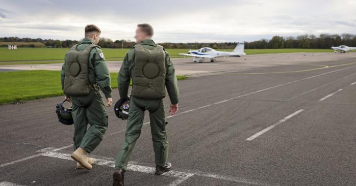 Украинские пилоты тренируются в Великобритании, фото: Royal Air Force