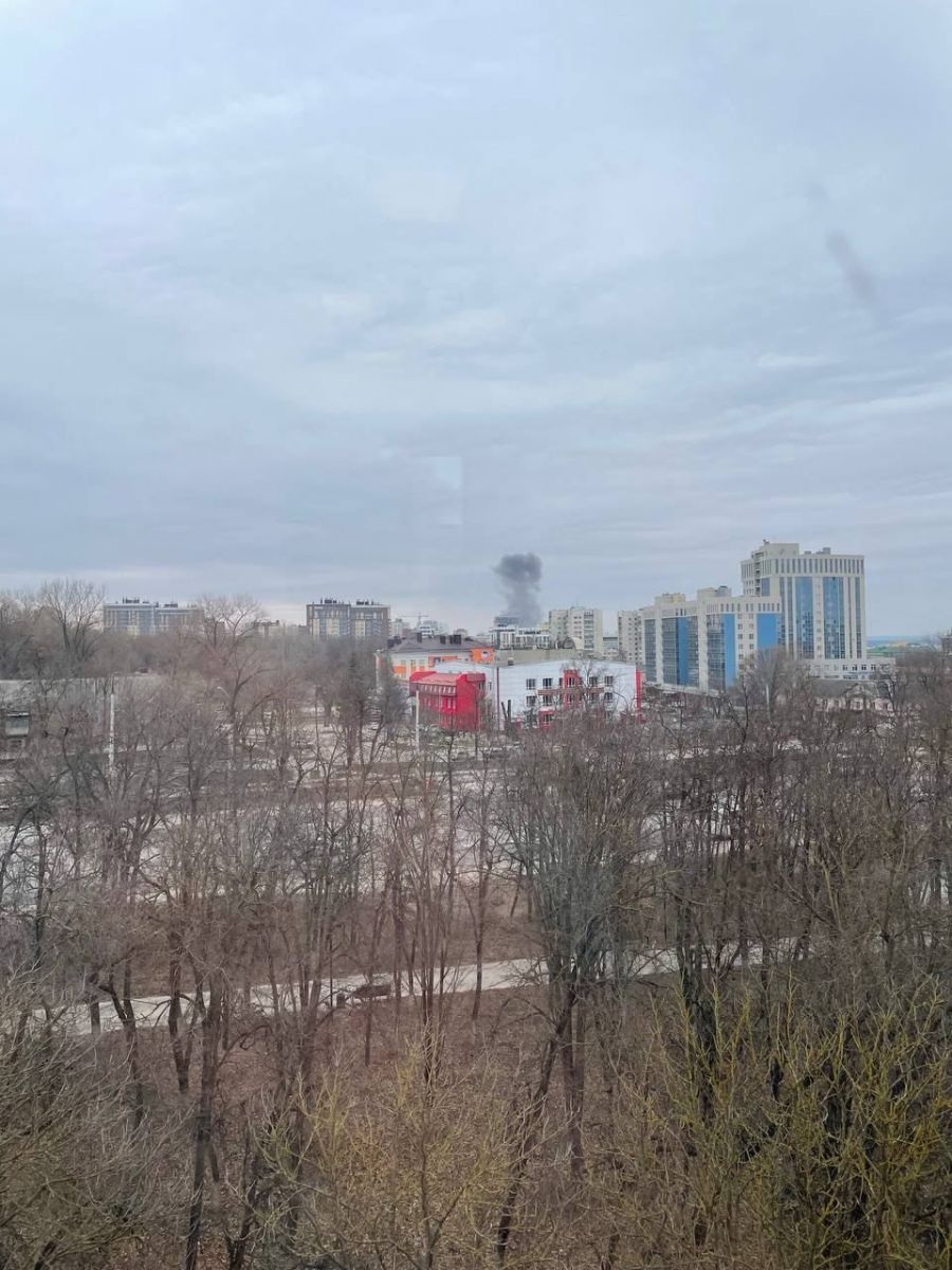 Потужні вибухи прогриміли в Бєлгороді. Фото: соцмережі