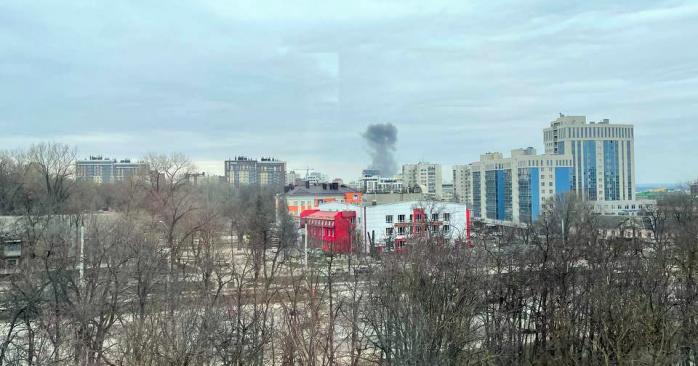 Потужні вибухи прогриміли в Бєлгороді. Фото: соцмережі