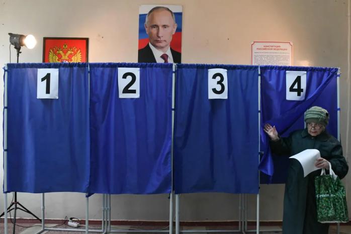 путин "нарисовал" себе 87% на "выборах" президента россии