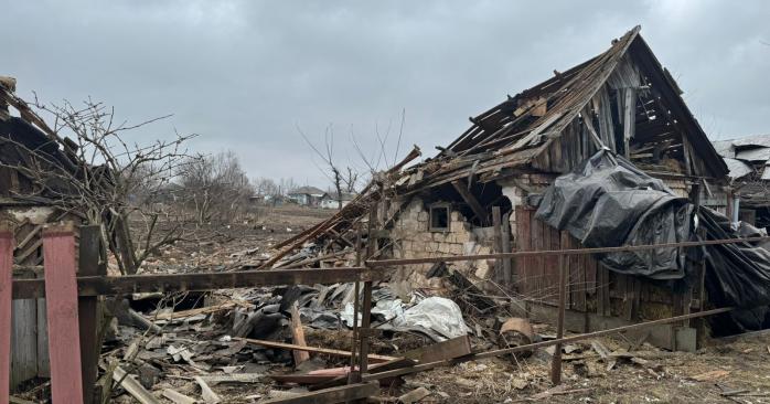 Разрушения в Сумской области. Фото: Нацполиция