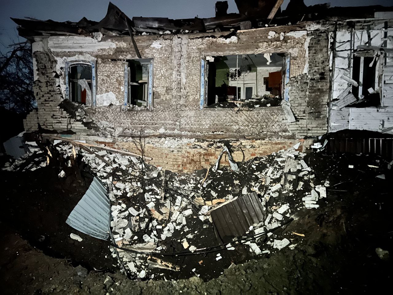 Руйнування у Білопіллі. Фото: Сумська ОВА