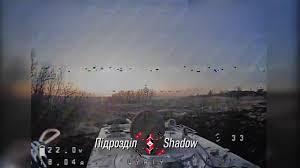 Фейерверк из российской бронетехники показало подразделение аэроразведки Shadow