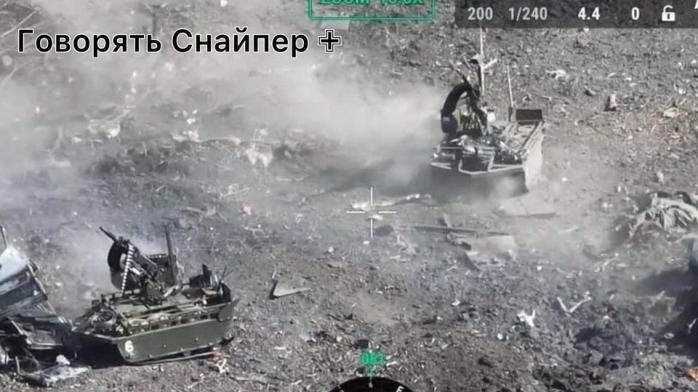 FPV-дрони 47 бригади знищили наземні роботизовані платформи росіян 