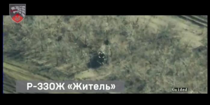 Знищення російського комплексу РЕБ, скріншот відео