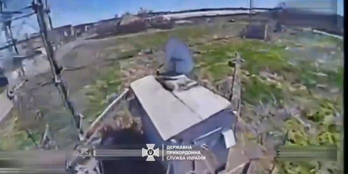 Знищення російського пункту управління, скріншот відео