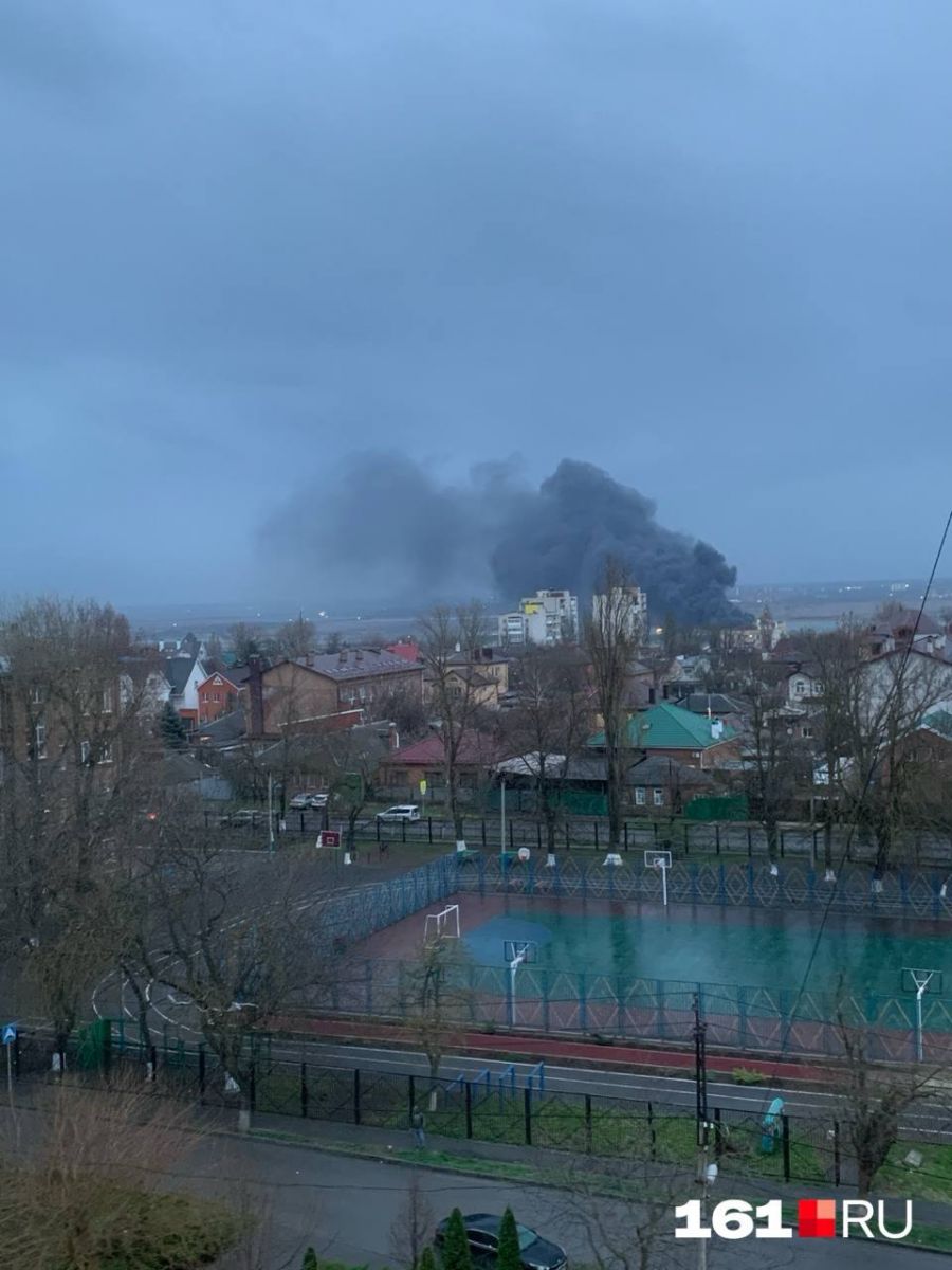 Пожежа в Ростові. Фото: місцеві пабліки