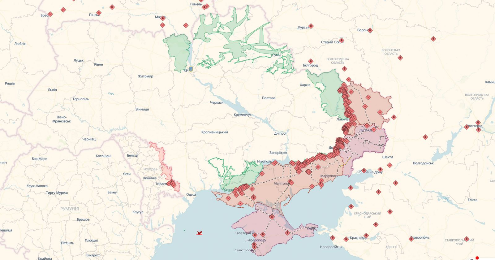 Карта: DeepState