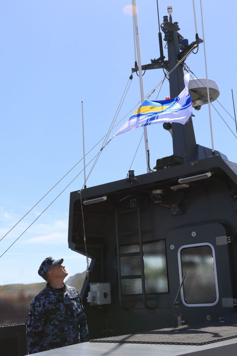 Два нових сторожових катери почали службу в українському флоті. Фото: ВМС ЗСУ