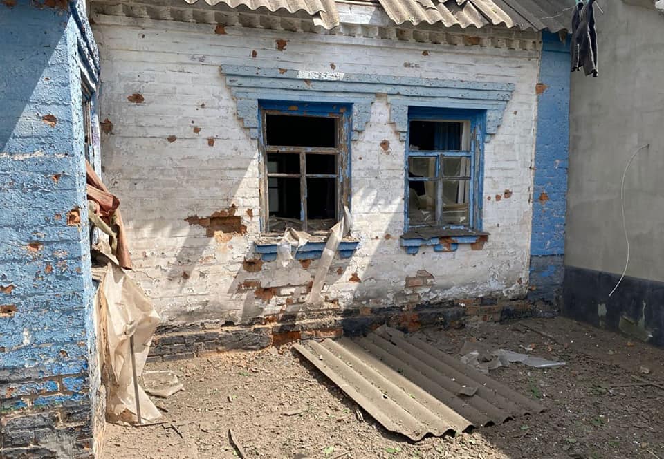 Руйнування на Нікопольщині. Фото: Сергій Лисак