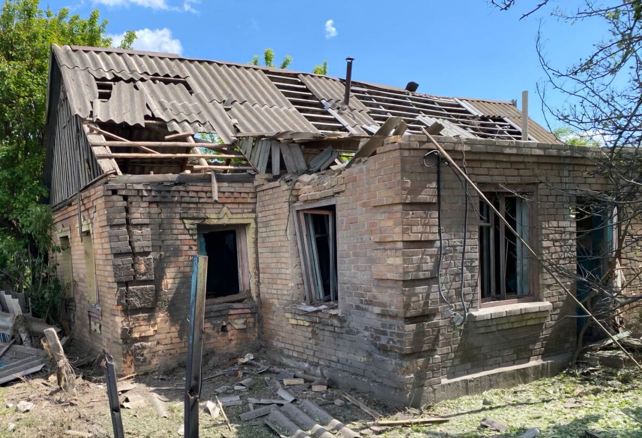 Руйнування на Нікопольщині. Фото: Сергій Лисак