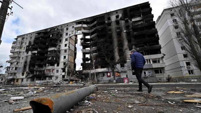 Разрушена россиянами Бородянка. Фото: BBC