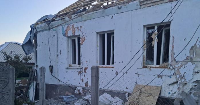 Последствия атаки российских дронов, фото: Днепропетровская ОВА