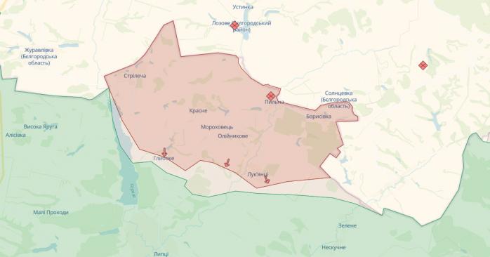 ЗСУ провели зміну позицій в районі Лук'янців. Карта: DeepStatе
