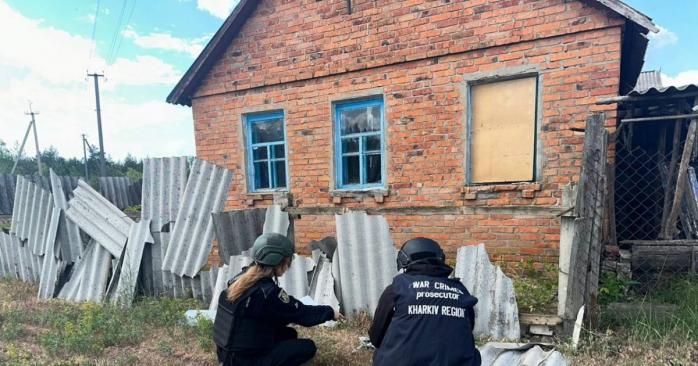 Последствия российских обстрелов Купянщины, фото: Харьковская областная прокуратура