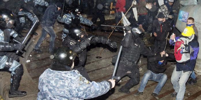 Во время событий Евромайдана, фото: «Цифровой архив Майдана»