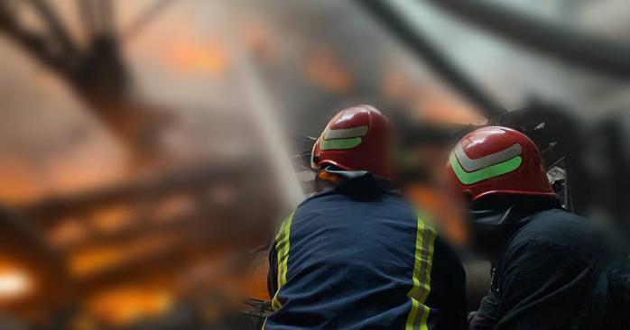 Объект критической инфраструктуры горел на Прикарпатье. Фото: ГСЧС