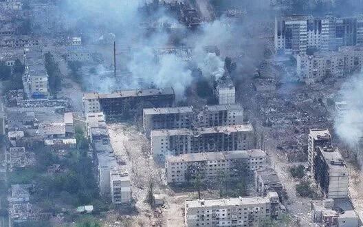 Бригада Нацполіції «Лють» детально відзняла з повітря руїни Вовчанська