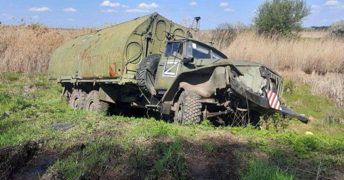 Десантники ЗСУ знищили вантажівку з боєприпасами. Фото: 