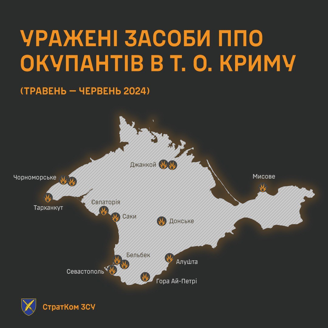 У ЗСУ відзвітували про успішні удари по Криму. Фото: СтратКом ЗСУ