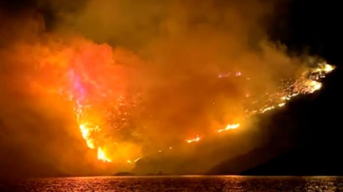 У Греції арештували екіпаж яхти, який феєрверком підпалив єдиний ліс на острові Гідра