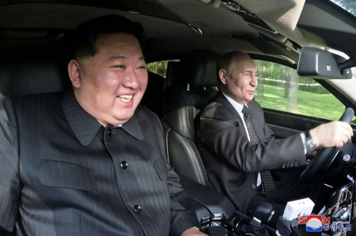 путин подарил Киму авто компании, которая импортирует детали из Южной Кореи
