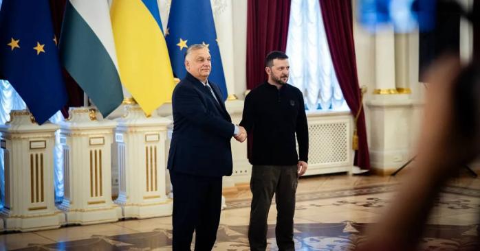 Владимир Зеленский встретился с Виктором Орбаном. Фото: Виктор Микита
