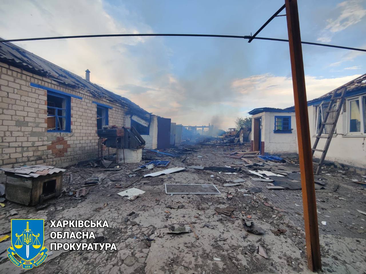 Авіація рф вдарила по Харківщині. Фото: прокуратура