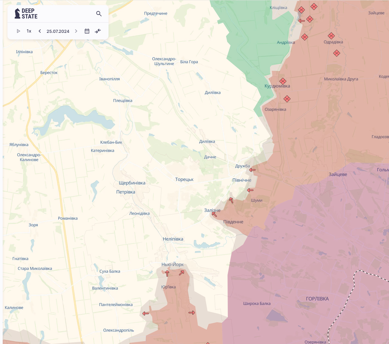 Карта: DeepState