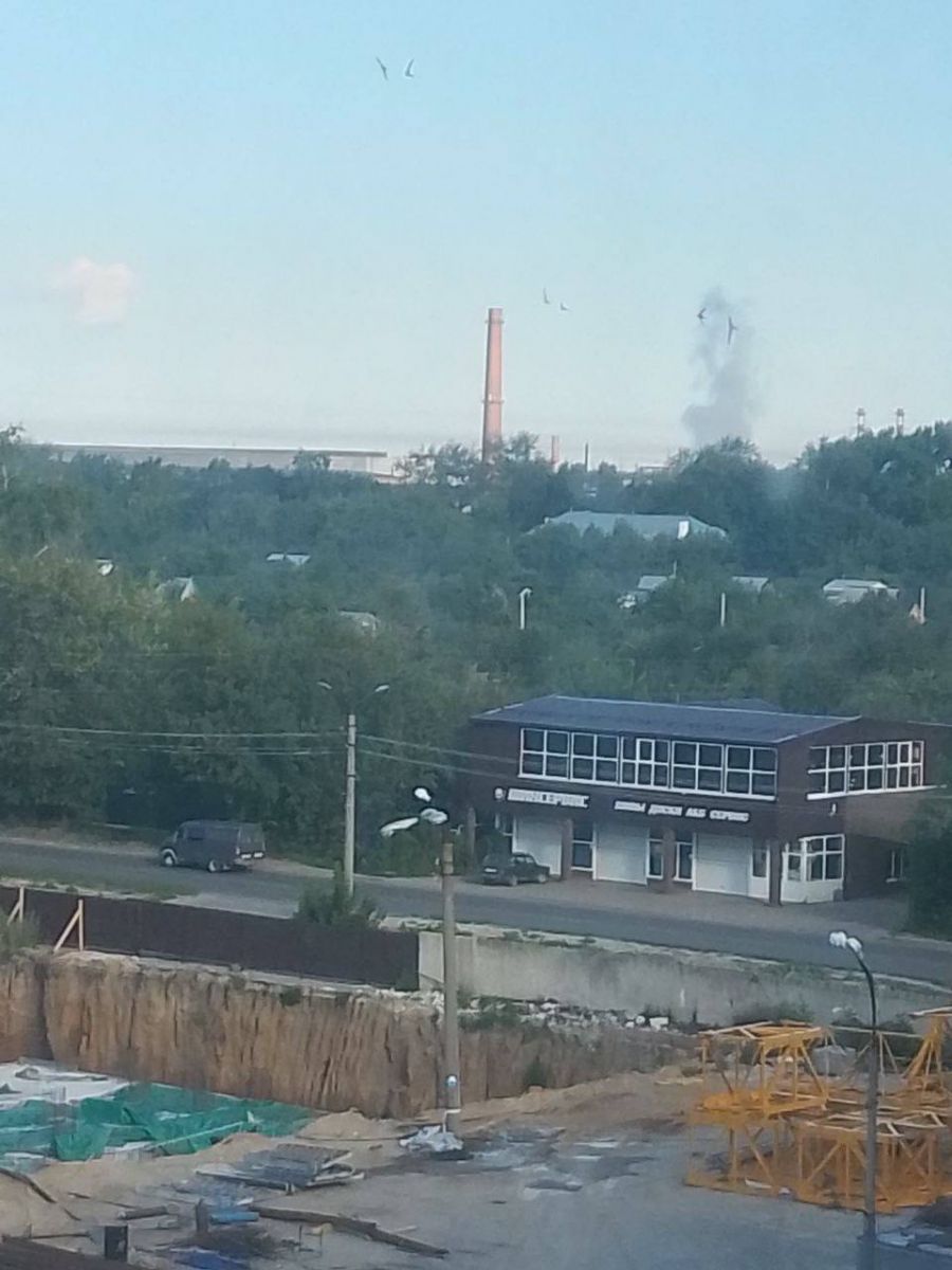 Дрони атакували військовий аеродром Дягілєво. Фото: соцмережі