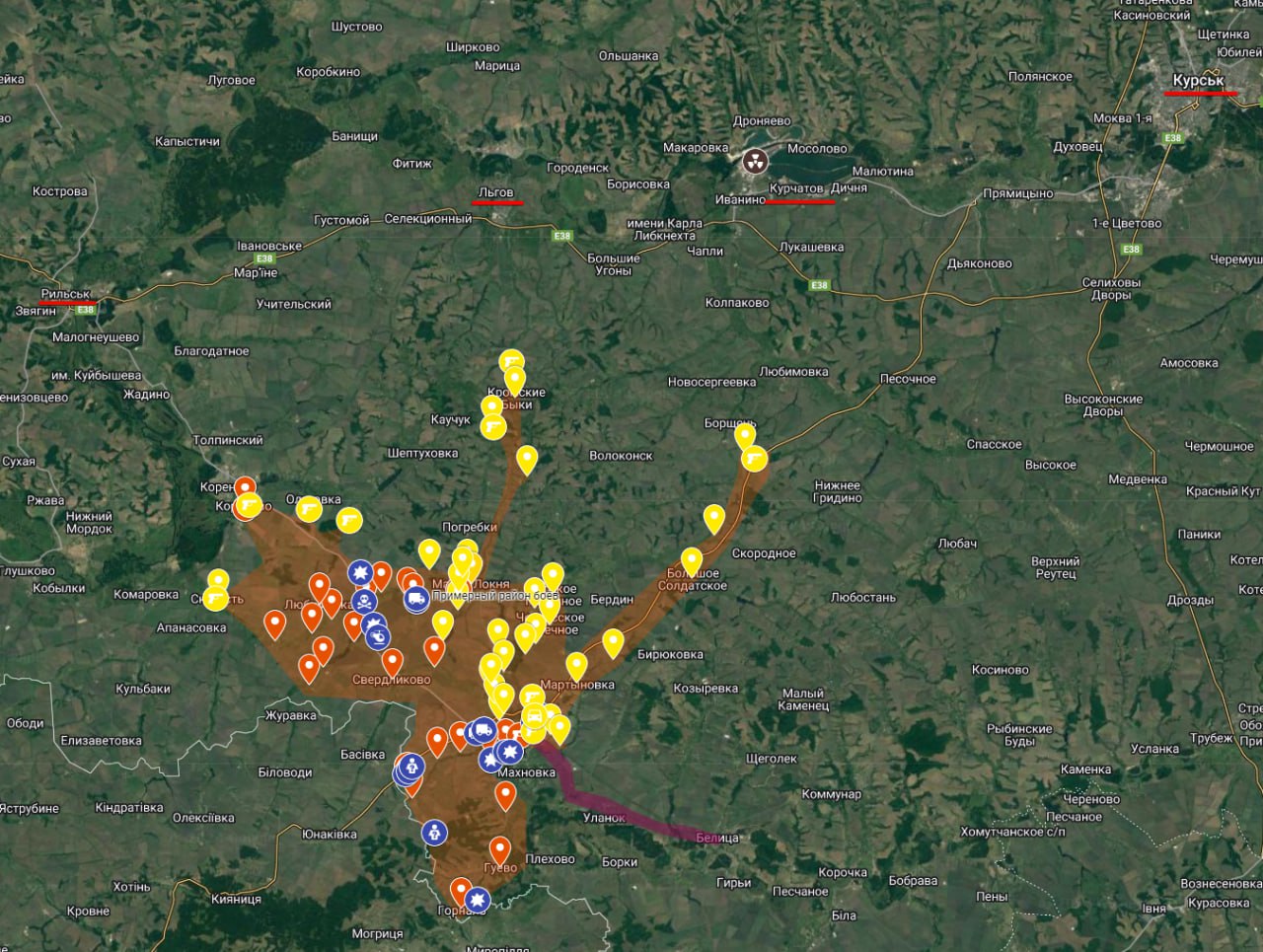 Гугл-карта від "Радіо Свобода"