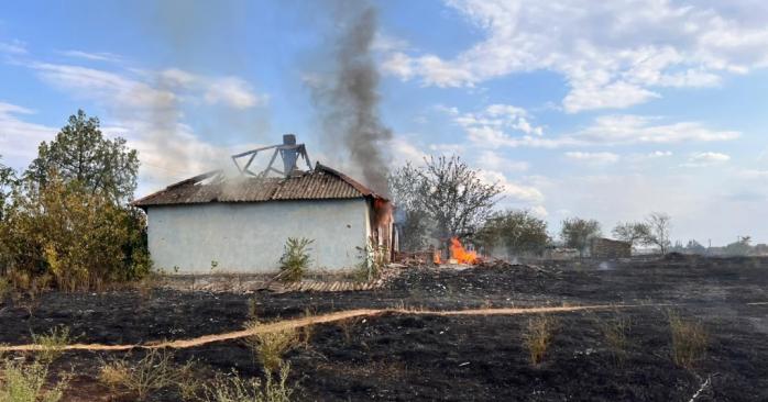 Російські загарбники обстріляли Кіндійку. Фото: Нацполіція