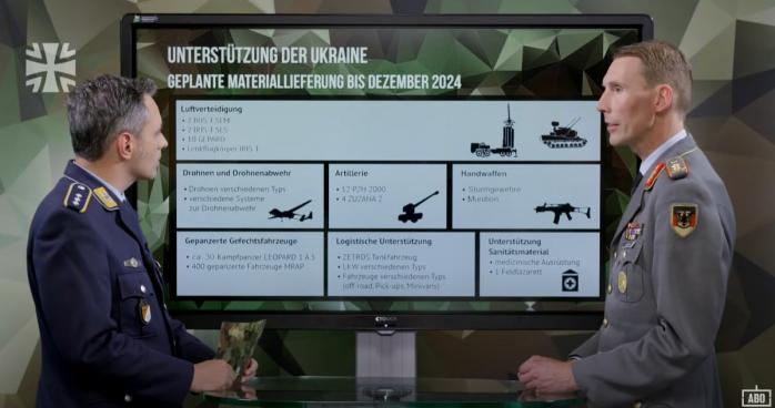 Германия передаст до конца года Украине два IRIS-T, 10 "Гепардов" и 30 "Леопардов"