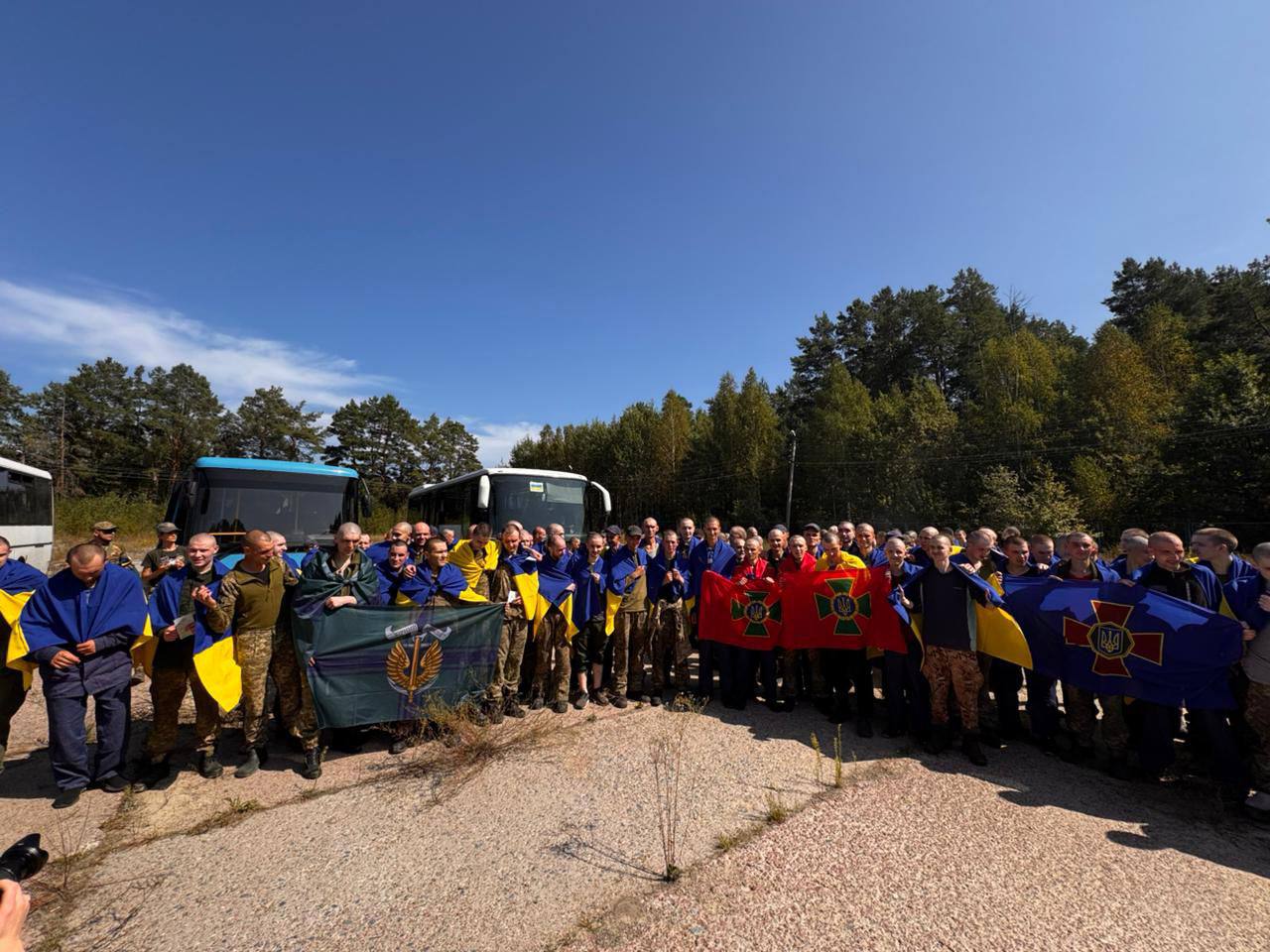 Україна здійснила великий обмін полоненими з рф. Фото: Зеленський у Telegram
