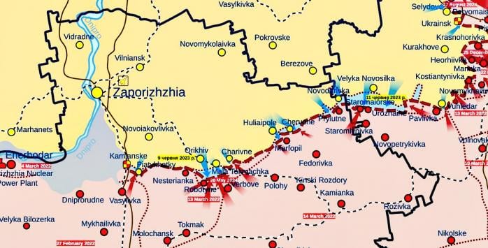 Российские захватчики обстреляли сельхозпредприятие на Запорожье, фото: «Википедия»