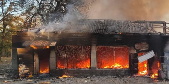 Наслідки російського удару по Донеччині, фото: Донецька обласна прокуратура