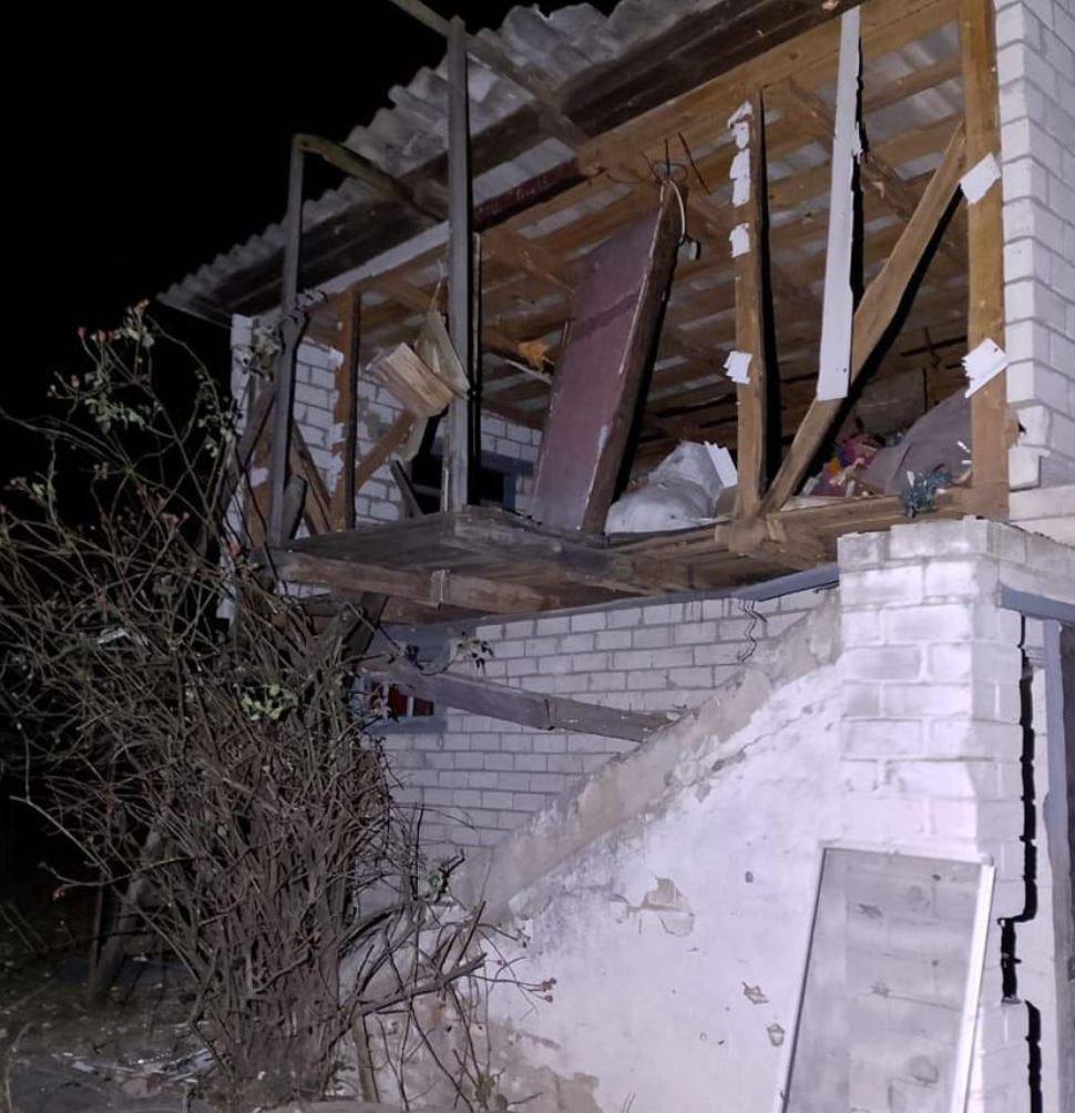 Руйнування на Чернігівщині. Фото: ОВА