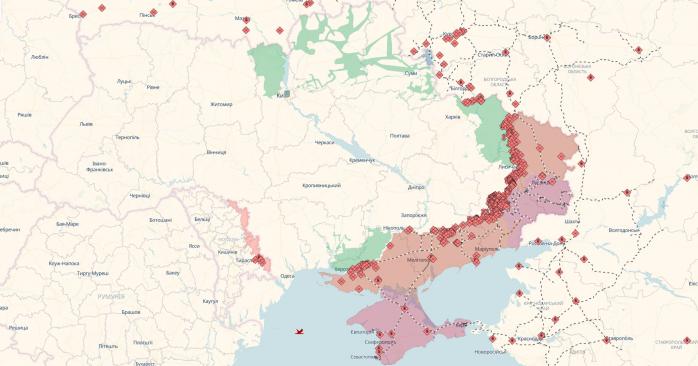 рф в октябре оккупировала крупнейшую территорию Украины за год наступления. Карта: Deep State