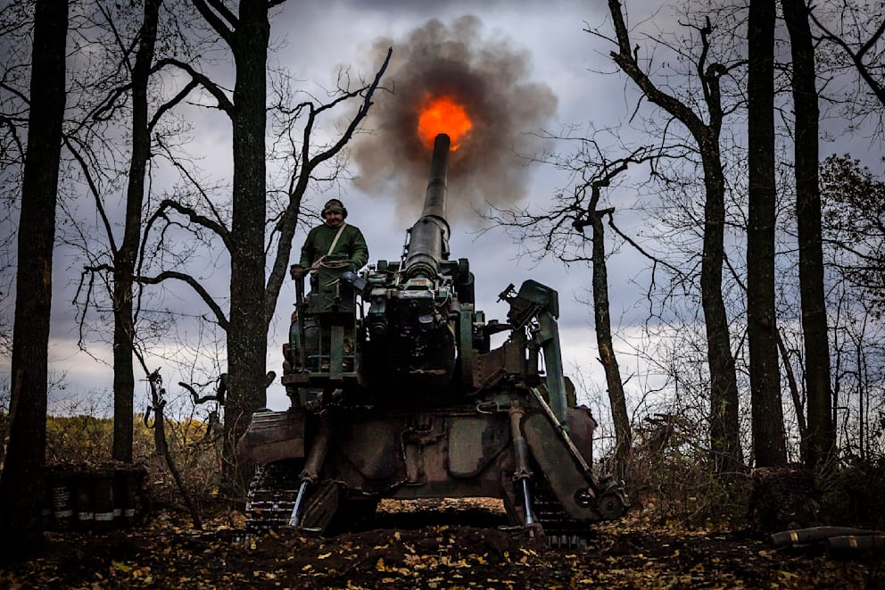 САУ 2С7 «Піон» на фронті. Фото: BILD