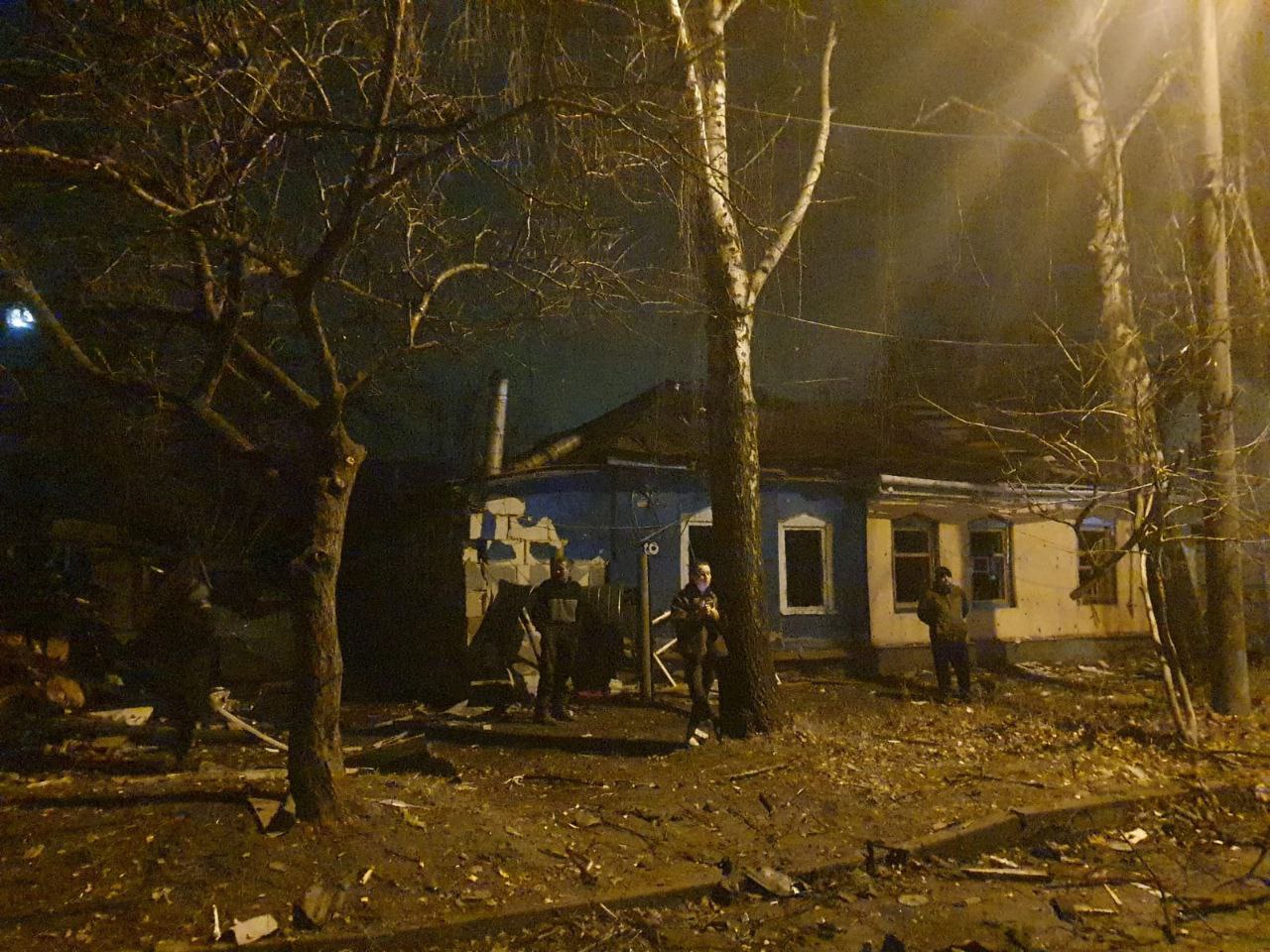 Російські Shahed атакували мікрорайон у Сумах. Фото: ОВА