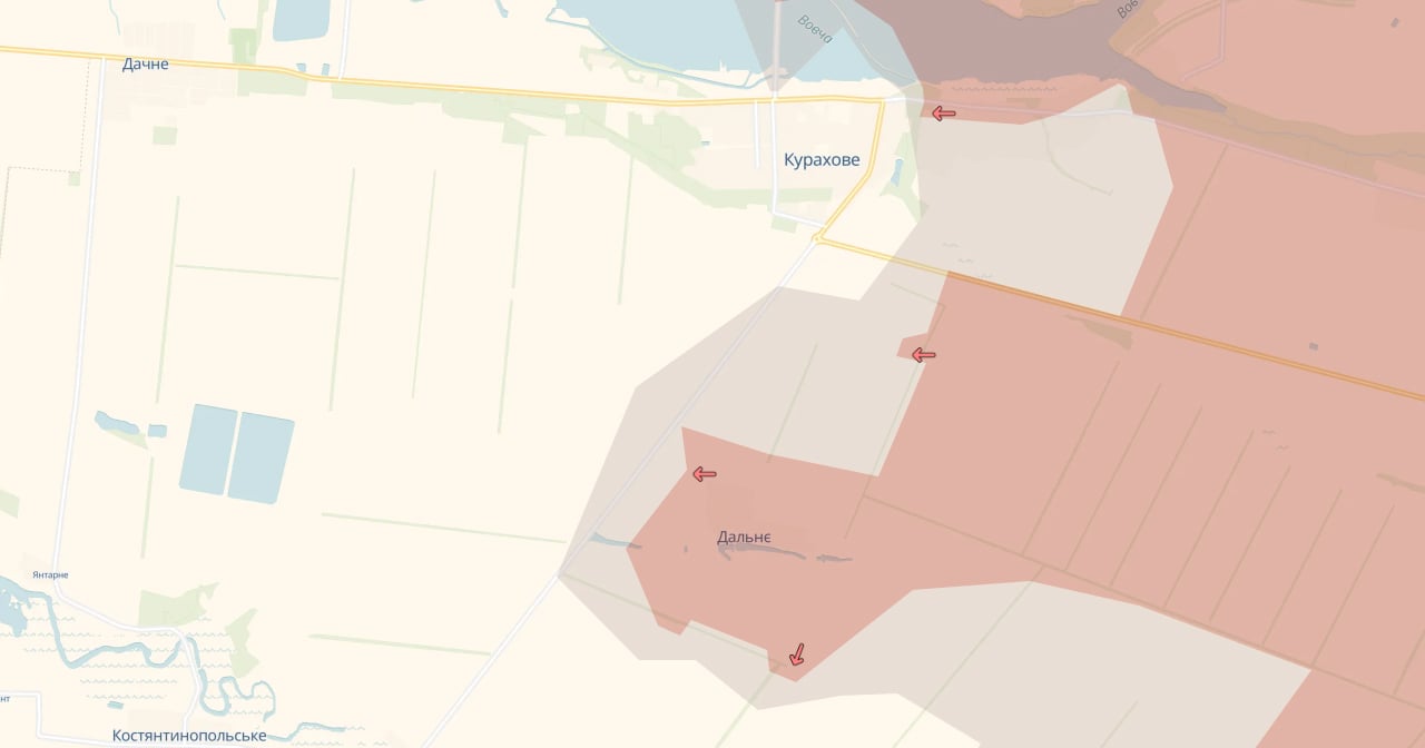 Просування окупантів в Україні. Карта: DeepState