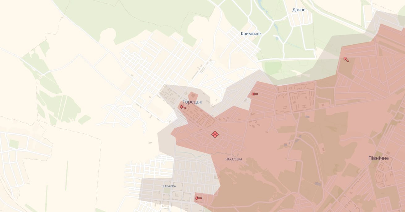 Просування окупантів в Україні. Карта: DeepState